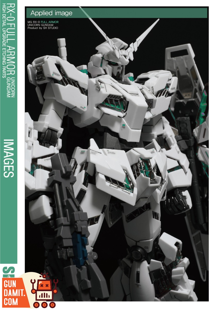 SH Studio MG Full Armor Unicorn Gundam Etching Sheet view 12 SH Studio MG Full Armor Unicorn Gundam Etching Sheet view 12