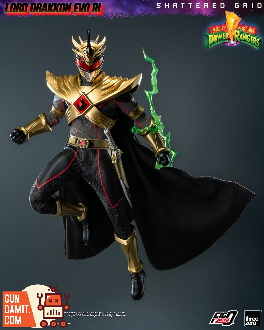 Threezero 3Z1026 Power Rangers Lord Drakkon Evo III view 3 Threezero 3Z1026 Power Rangers Lord Drakkon Evo III view 3