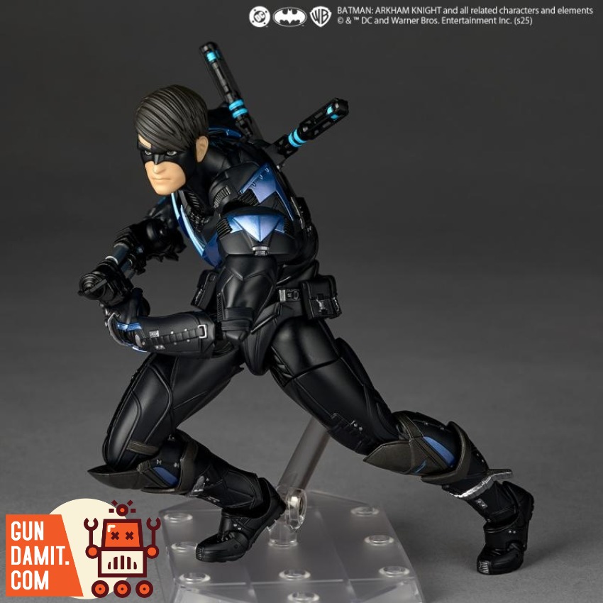 KAIYODO Revoltech DC Batman Arkham Nightwing Figure view 9 KAIYODO Revoltech DC Batman Arkham Nightwing Figure view 9