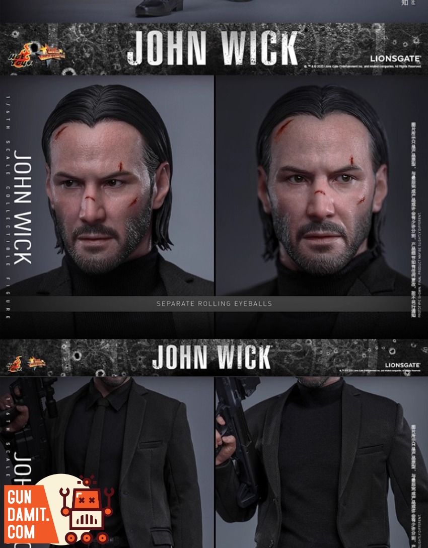 Hot Toys 1/6 MMS832 John Wick Gel Version view 19 Hot Toys 1/6 MMS832 John Wick Gel Version view 19