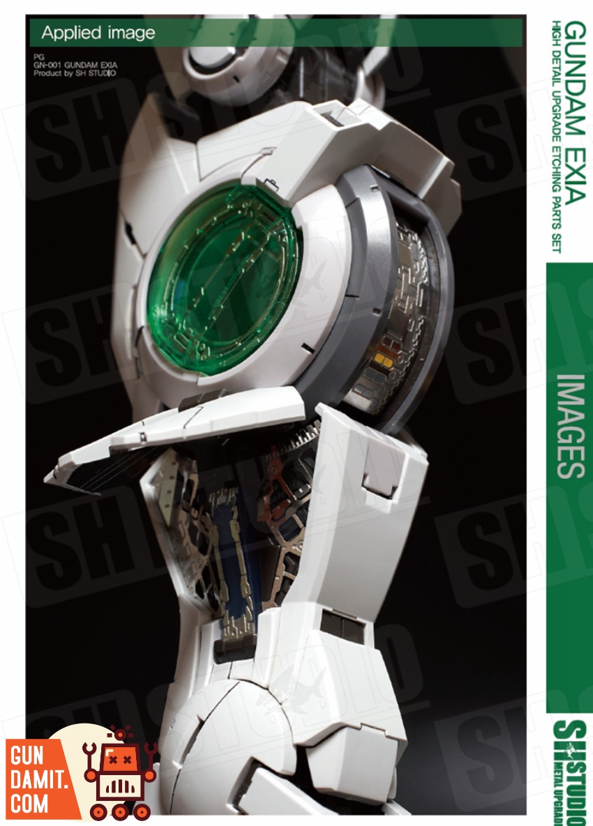 SH Studio PG GN-001 Exia Gundam Metal Etching Sheet view 10 SH Studio PG GN-001 Exia Gundam Metal Etching Sheet view 10