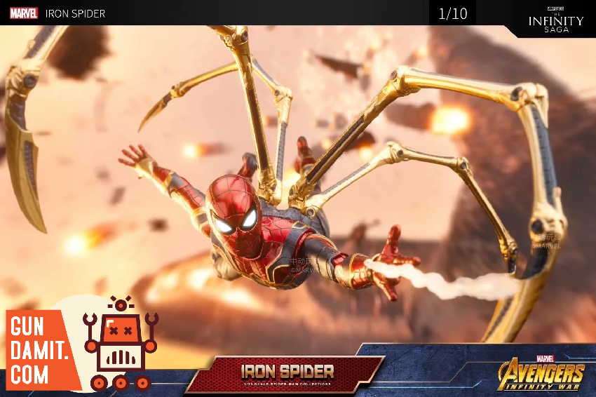 ZT Toys Iron Spider 2.0 Avengers Infinity War view 9 ZT Toys Iron Spider 2.0 Avengers Infinity War view 9