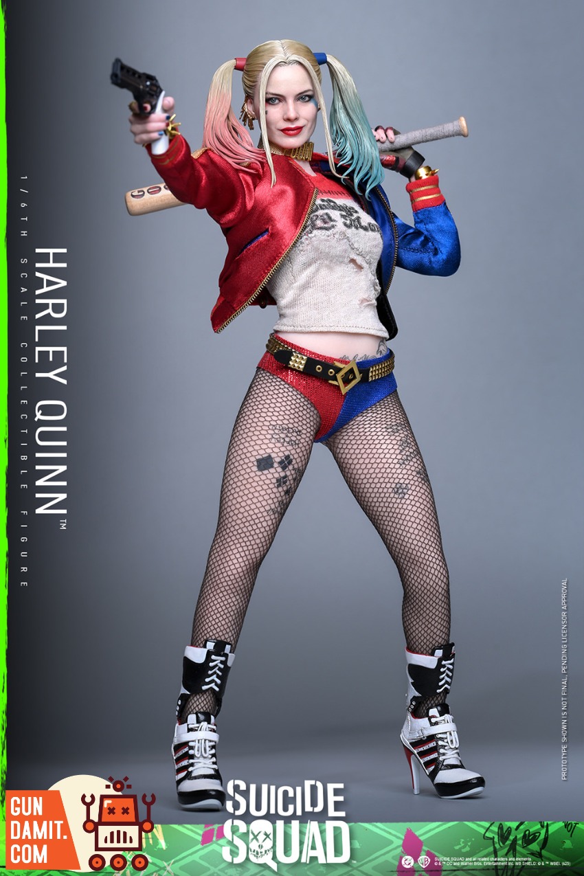 Hot Toys MMS841 Suicide Squad Harley Quinn Gel Hair view 7 Hot Toys MMS841 Suicide Squad Harley Quinn Gel Hair view 7
