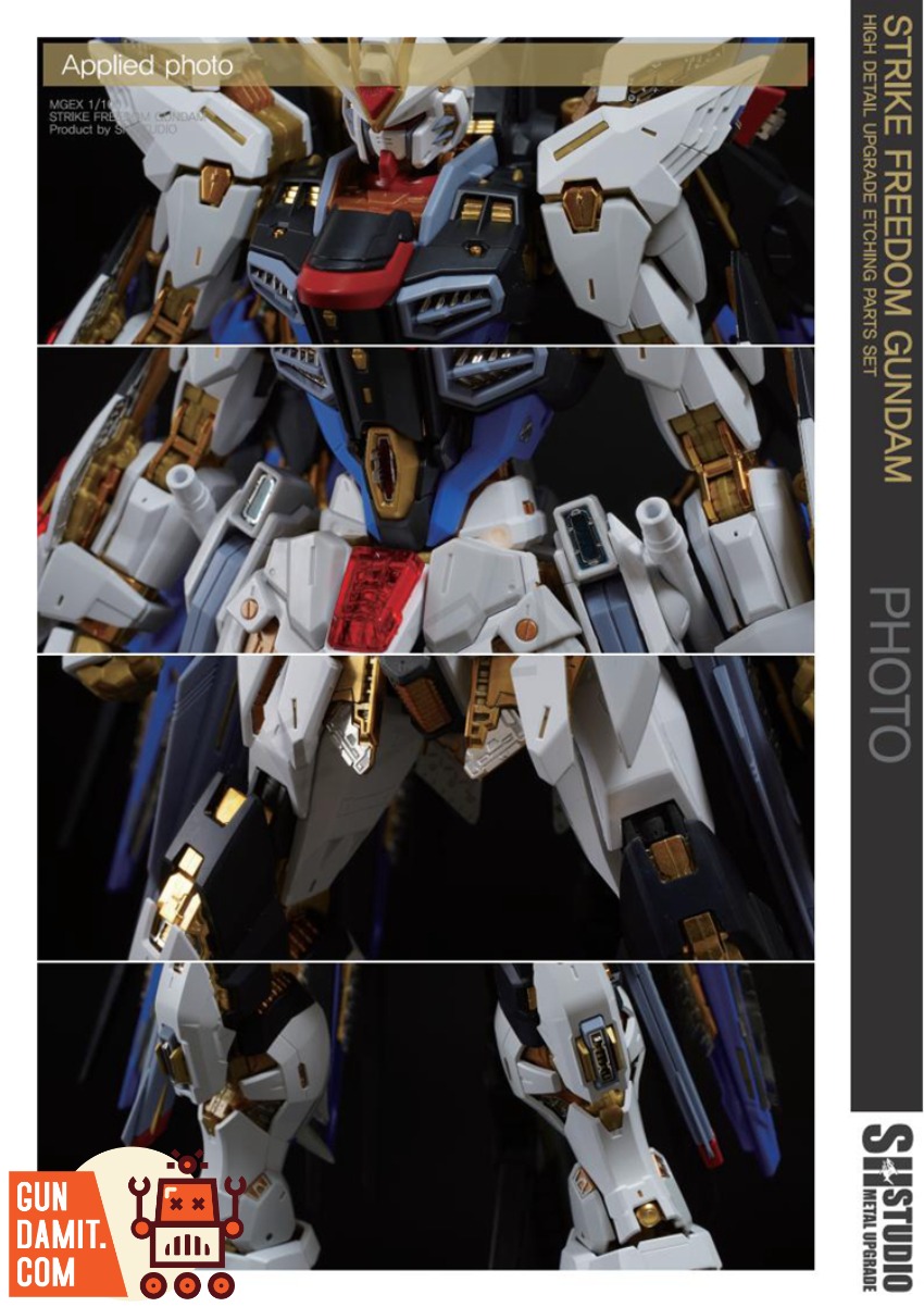 SH Studio MGEX Strike Freedom Gundam Etching Parts view 17 SH Studio MGEX Strike Freedom Gundam Etching Parts view 17