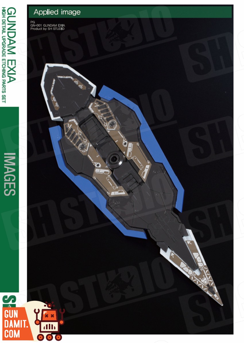 SH Studio PG GN-001 Exia Gundam Metal Etching Sheet view 11 SH Studio PG GN-001 Exia Gundam Metal Etching Sheet view 11