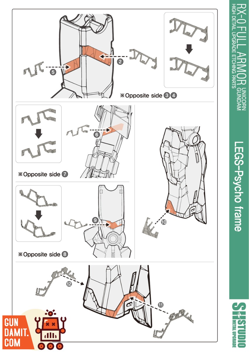 SH Studio MG Full Armor Unicorn Gundam Etching Sheet view 20 SH Studio MG Full Armor Unicorn Gundam Etching Sheet view 20