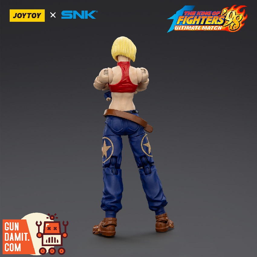 JoyToy JT02625 1/18 KOF 98UM Blue Mary Action Figure view 2 JoyToy JT02625 1/18 KOF 98UM Blue Mary Action Figure view 2
