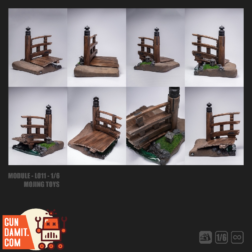 Mojing Toys 1/6 L011C Cuiying Broken Bridge Diorama Base view 9 Mojing Toys 1/6 L011C Cuiying Broken Bridge Diorama Base view 9
