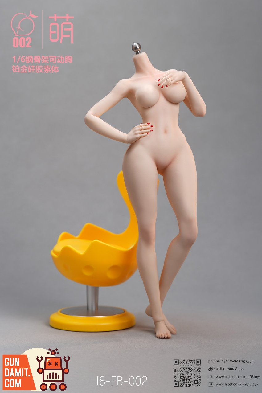 I8TOYS I8-FB-002-A Platinum Silicone Female Body 1/6 view 10 I8TOYS I8-FB-002-A Platinum Silicone Female Body 1/6 view 10
