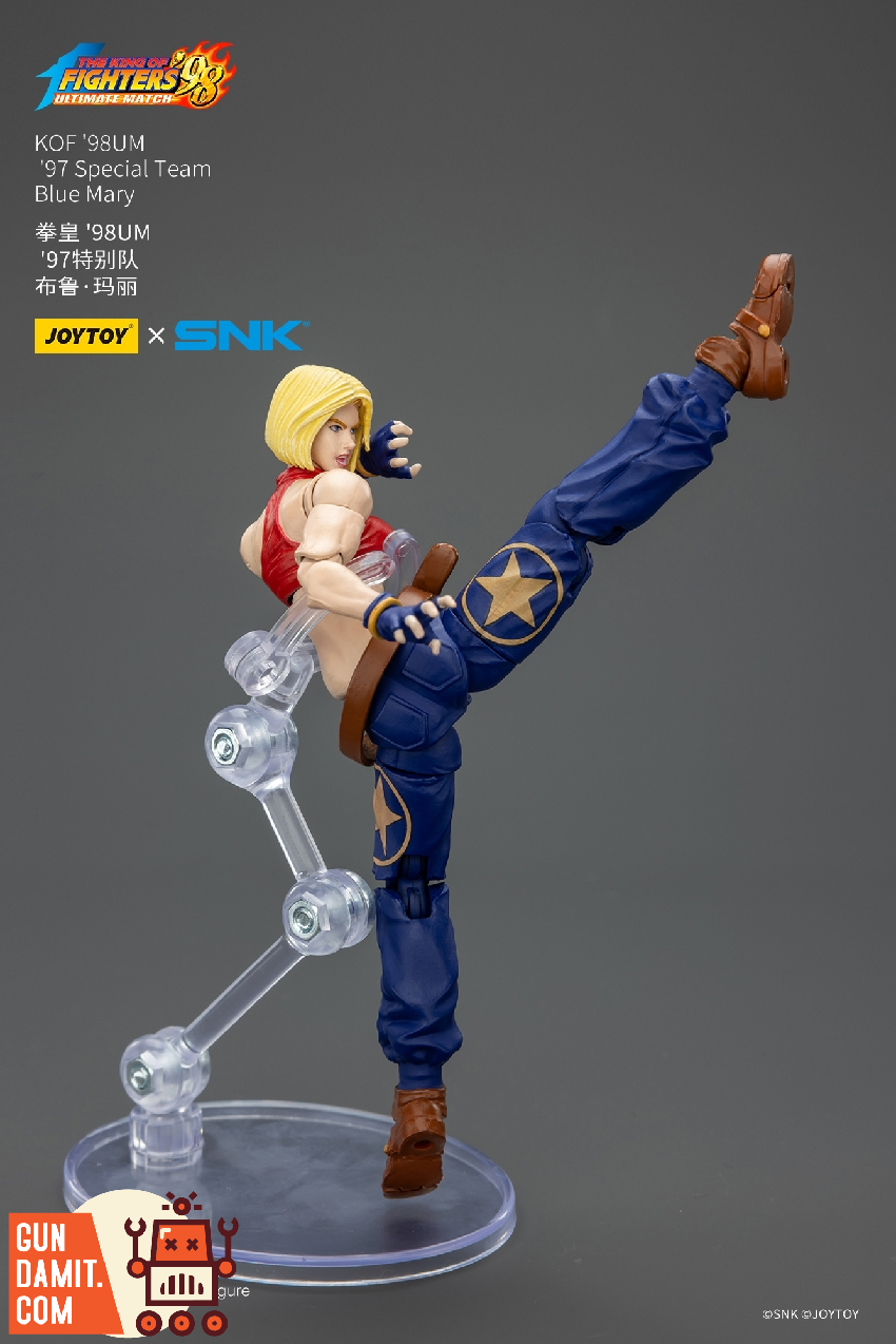 JoyToy JT02625 1/18 KOF 98UM Blue Mary Action Figure view 18 JoyToy JT02625 1/18 KOF 98UM Blue Mary Action Figure view 18
