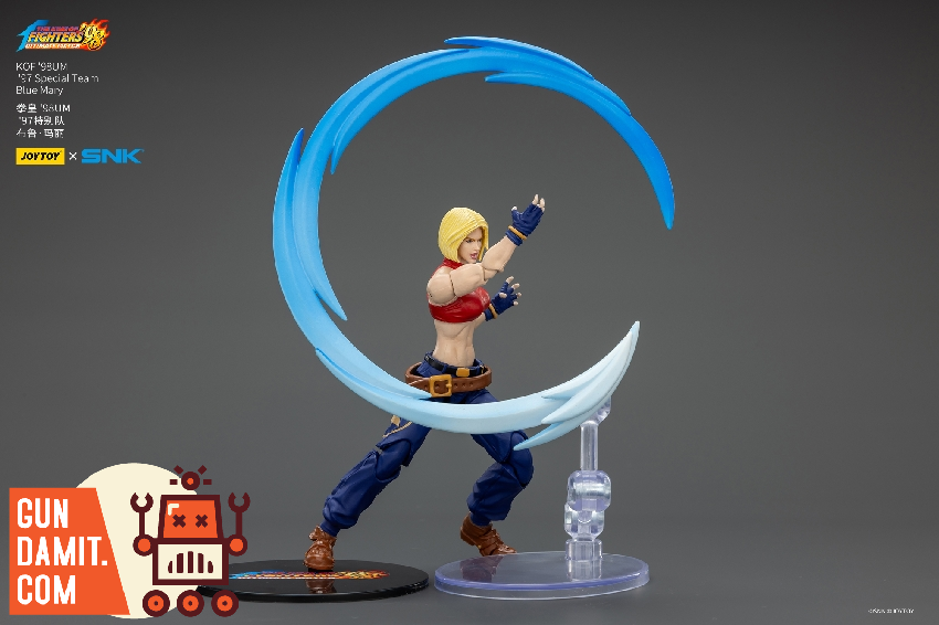 JoyToy JT02625 1/18 KOF 98UM Blue Mary Action Figure view 13 JoyToy JT02625 1/18 KOF 98UM Blue Mary Action Figure view 13