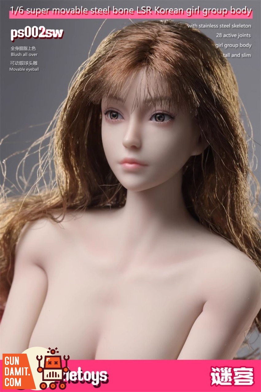Puzzle Toys 1/6 PS002SW Seamless Female Body Wheat Skin view 7 Puzzle Toys 1/6 PS002SW Seamless Female Body Wheat Skin view 7