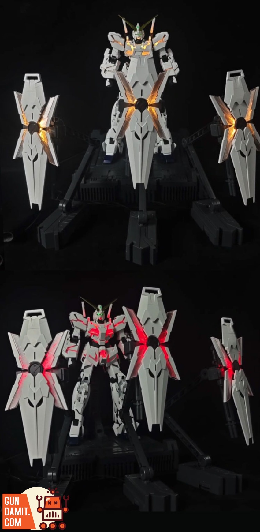 Unicorn Art LED Units for MGEX Unicorn Gundam view 1 Unicorn Art LED Units for MGEX Unicorn Gundam view 1