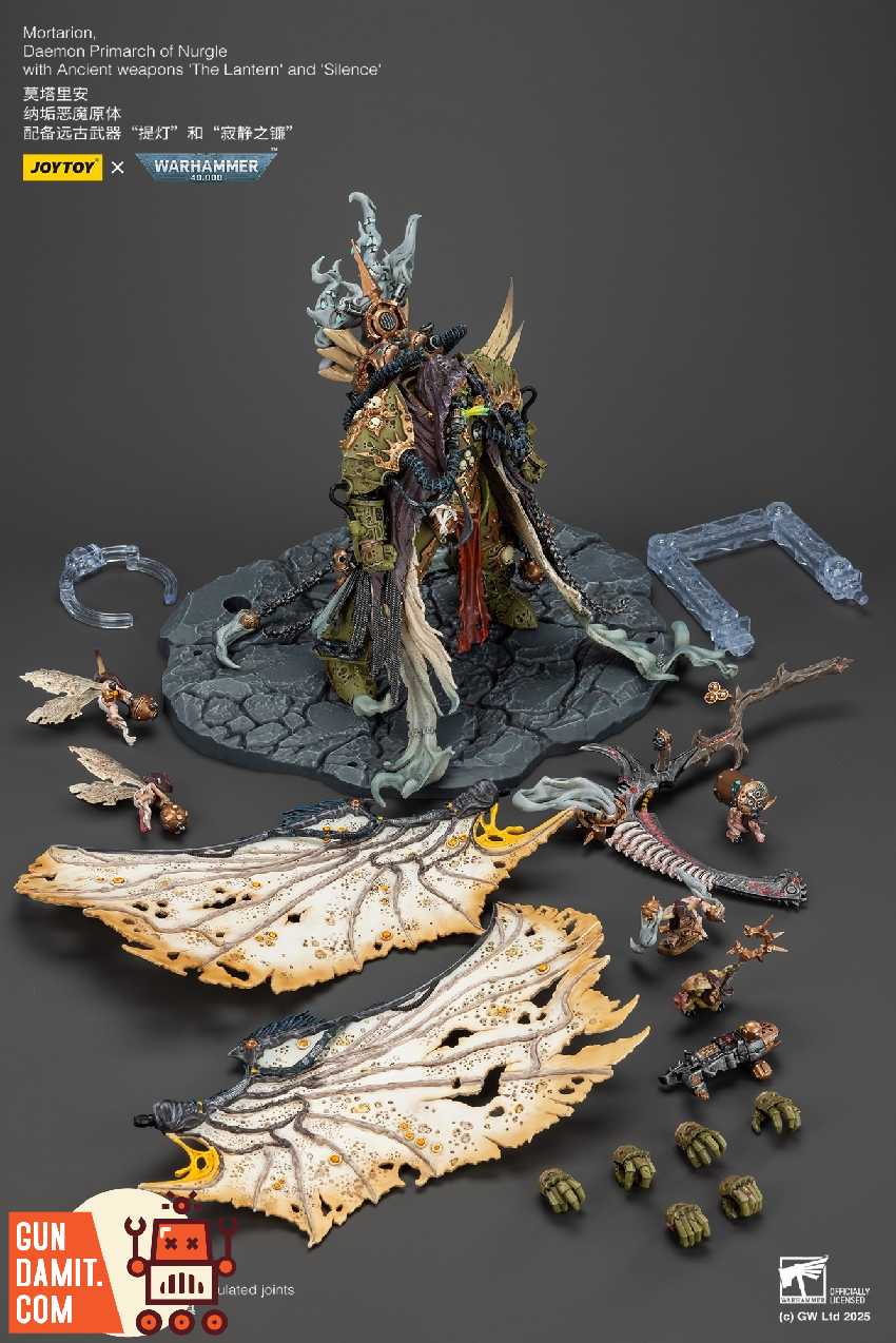 JoyToy JT02564 WH40K Mortarion Daemon Primarch of Nurgle view 35 JoyToy JT02564 WH40K Mortarion Daemon Primarch of Nurgle view 35