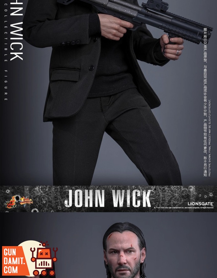 Hot Toys 1/6 MMS832 John Wick Gel Version view 8 Hot Toys 1/6 MMS832 John Wick Gel Version view 8