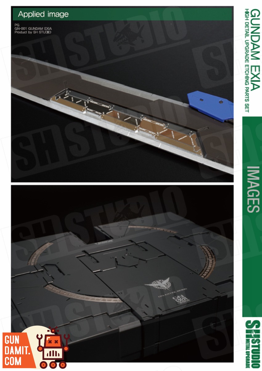 SH Studio PG GN-001 Exia Gundam Metal Etching Sheet view 13 SH Studio PG GN-001 Exia Gundam Metal Etching Sheet view 13
