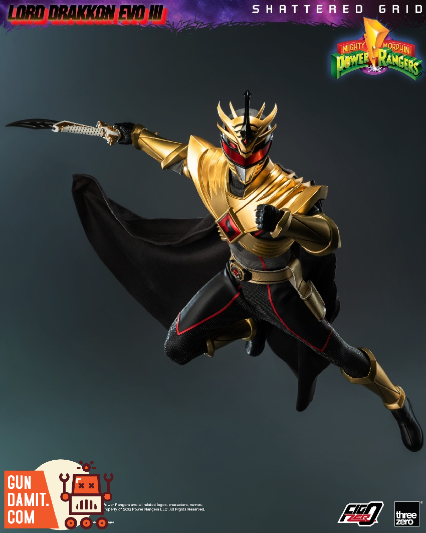 Threezero 3Z1026 Power Rangers Lord Drakkon Evo III view 1 Threezero 3Z1026 Power Rangers Lord Drakkon Evo III view 1