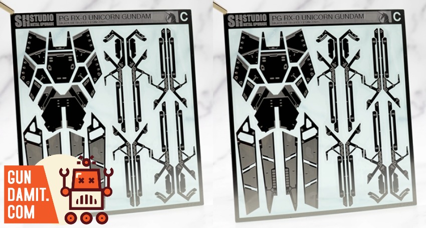 SH Studio PG RX-0 Phoenix Unicorn Gundam 03 Etching Sheet view 5 SH Studio PG RX-0 Phoenix Unicorn Gundam 03 Etching Sheet view 5