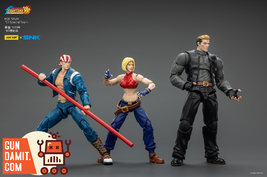JoyToy JT02625 1/18 KOF 98UM Blue Mary Action Figure view 28 JoyToy JT02625 1/18 KOF 98UM Blue Mary Action Figure view 28