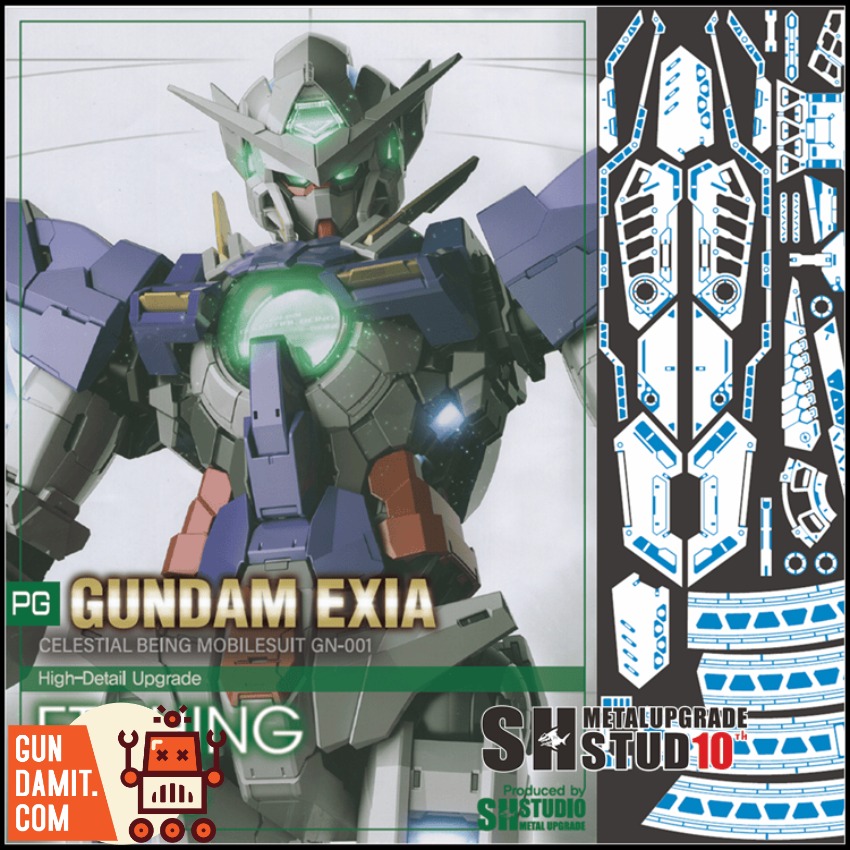SH Studio PG GN-001 Exia Gundam Metal Etching Sheet view 1 SH Studio PG GN-001 Exia Gundam Metal Etching Sheet view 1