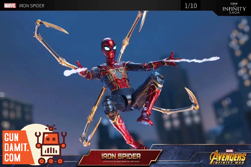 ZT Toys Iron Spider 2.0 Avengers Infinity War view 6 ZT Toys Iron Spider 2.0 Avengers Infinity War view 6