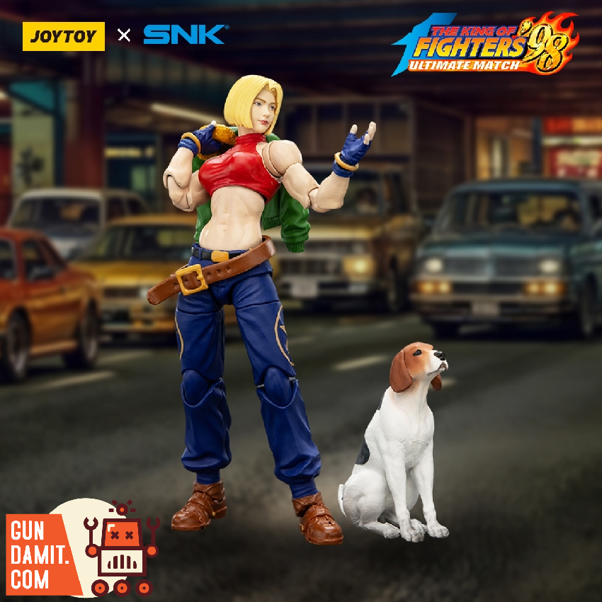 JoyToy JT02625 1/18 KOF 98UM Blue Mary Action Figure view 11 JoyToy JT02625 1/18 KOF 98UM Blue Mary Action Figure view 11