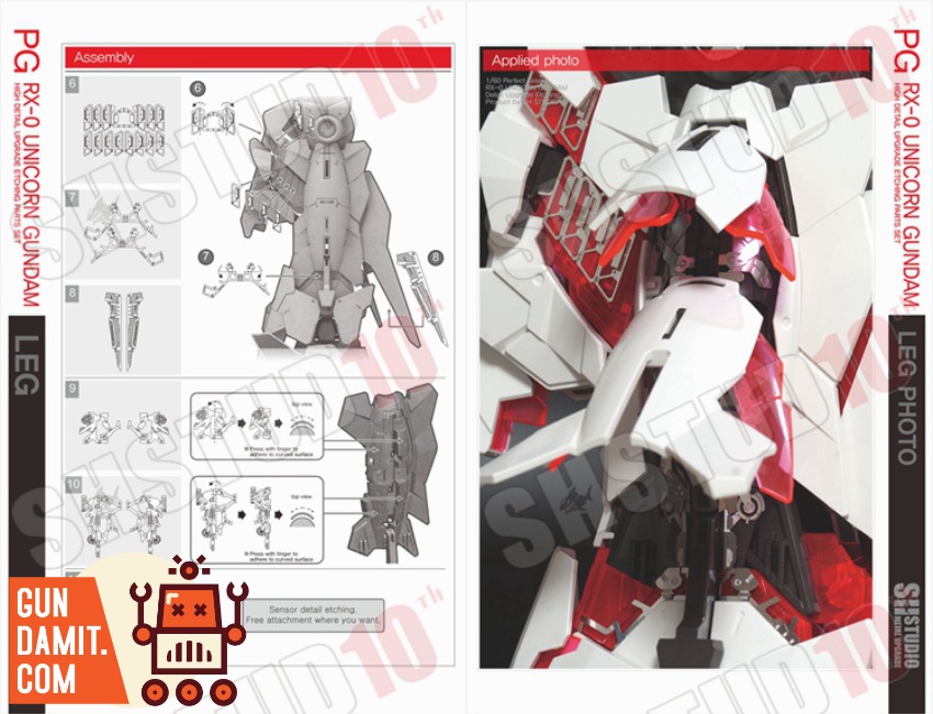 SH Studio PG Unicorn Gundam Etching Sheet view 15 SH Studio PG Unicorn Gundam Etching Sheet view 15