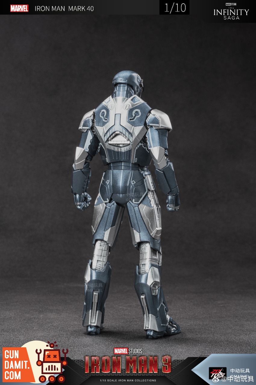 ZT Toys 1/10 Iron Man 3 MK40 Shotgun Figure view 2 ZT Toys 1/10 Iron Man 3 MK40 Shotgun Figure view 2