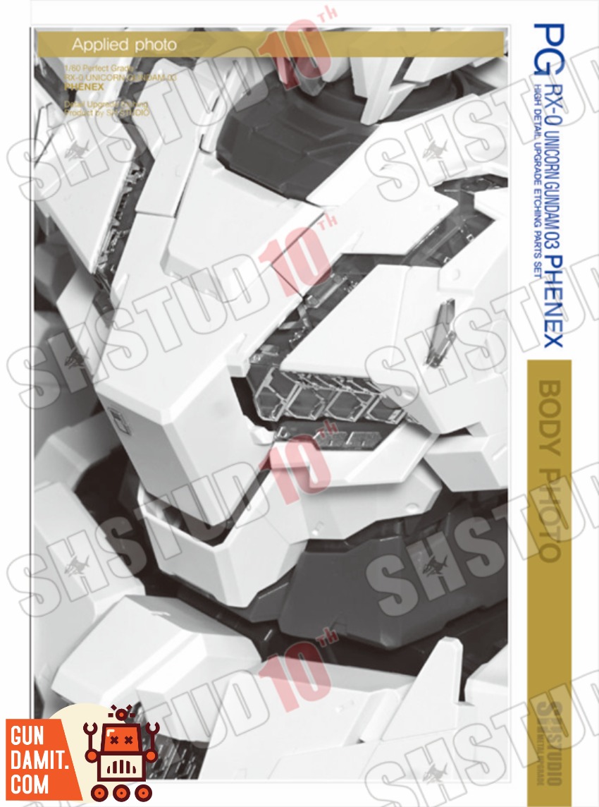 SH Studio PG RX-0 Phoenix Unicorn Gundam 03 Etching Sheet view 8 SH Studio PG RX-0 Phoenix Unicorn Gundam 03 Etching Sheet view 8
