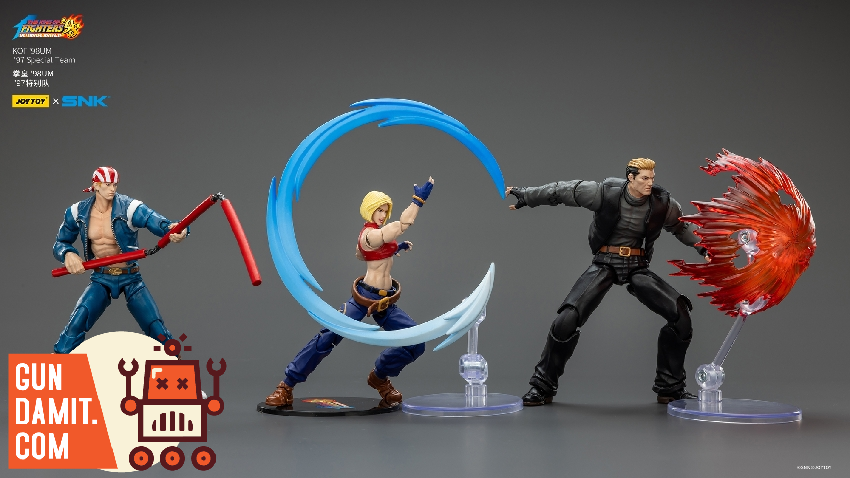 JoyToy JT02625 1/18 KOF 98UM Blue Mary Action Figure view 27 JoyToy JT02625 1/18 KOF 98UM Blue Mary Action Figure view 27