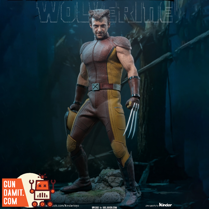 Hot Toys MMS831 Wolverine Classic Brown Suit 1/6 Figure view 3 Hot Toys MMS831 Wolverine Classic Brown Suit 1/6 Figure view 3