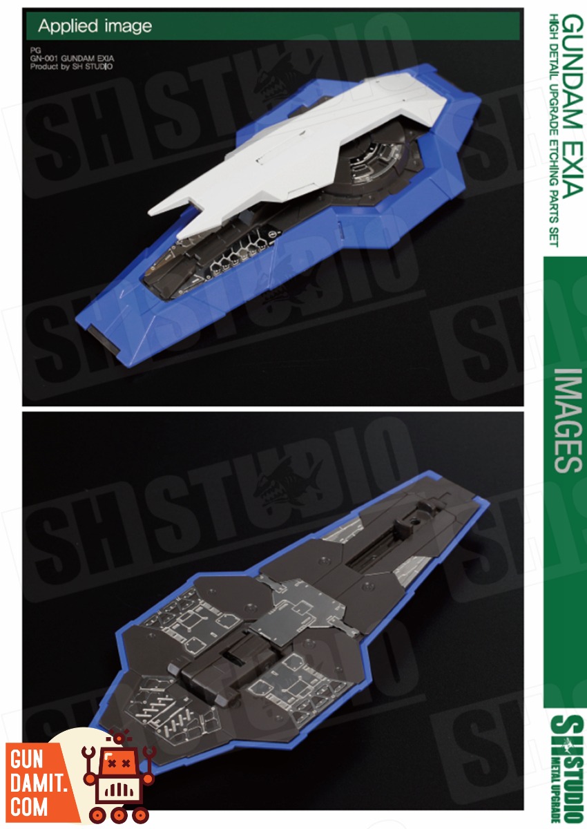 SH Studio PG GN-001 Exia Gundam Metal Etching Sheet view 12 SH Studio PG GN-001 Exia Gundam Metal Etching Sheet view 12