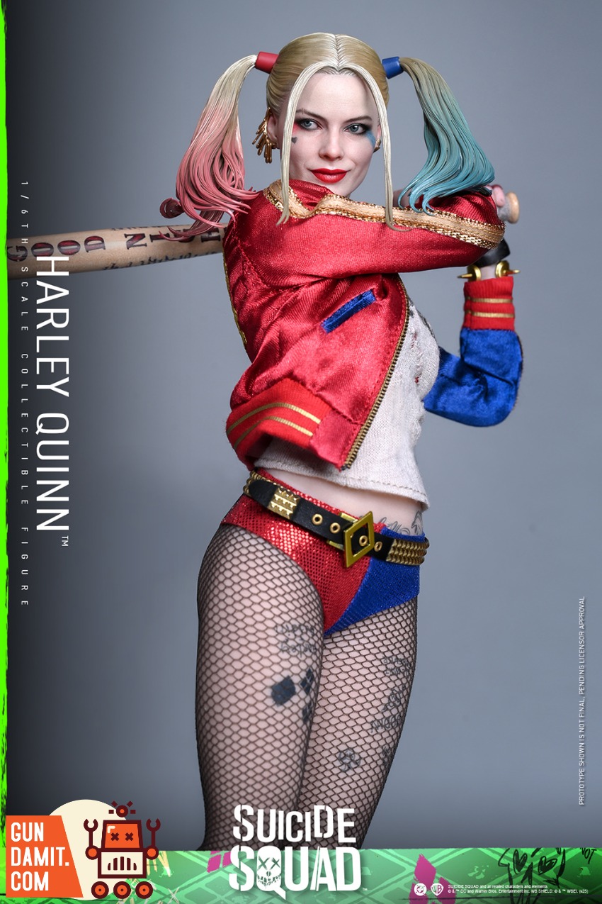 Hot Toys MMS841 Suicide Squad Harley Quinn Gel Hair view 3 Hot Toys MMS841 Suicide Squad Harley Quinn Gel Hair view 3