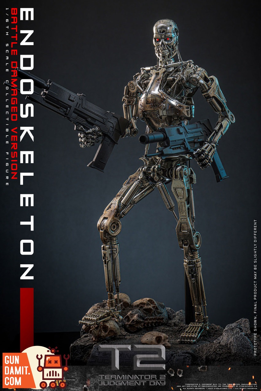 Hot Toys MMS840D77 T-800 Endoskeleton Battle Damaged view 10 Hot Toys MMS840D77 T-800 Endoskeleton Battle Damaged view 10