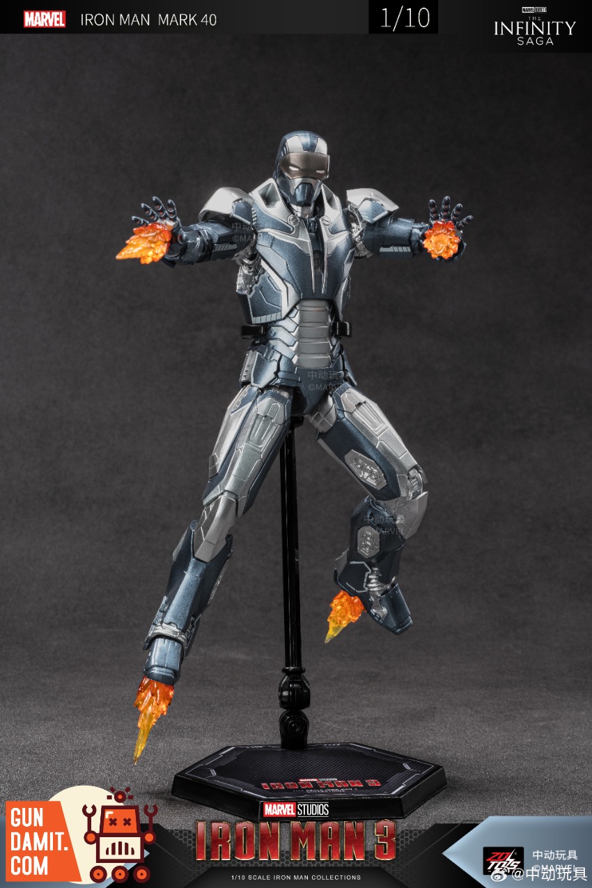 ZT Toys 1/10 Iron Man 3 MK40 Shotgun Figure view 6 ZT Toys 1/10 Iron Man 3 MK40 Shotgun Figure view 6