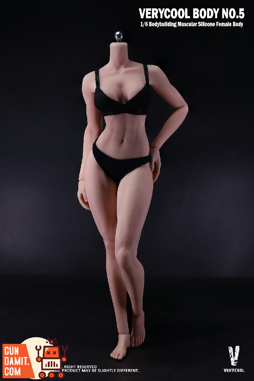 VERYCOOL 1/6 VCD-05B Silicone Female Body Muscular Natural Skin view 11 VERYCOOL 1/6 VCD-05B Silicone Female Body Muscular Natural Skin view 11