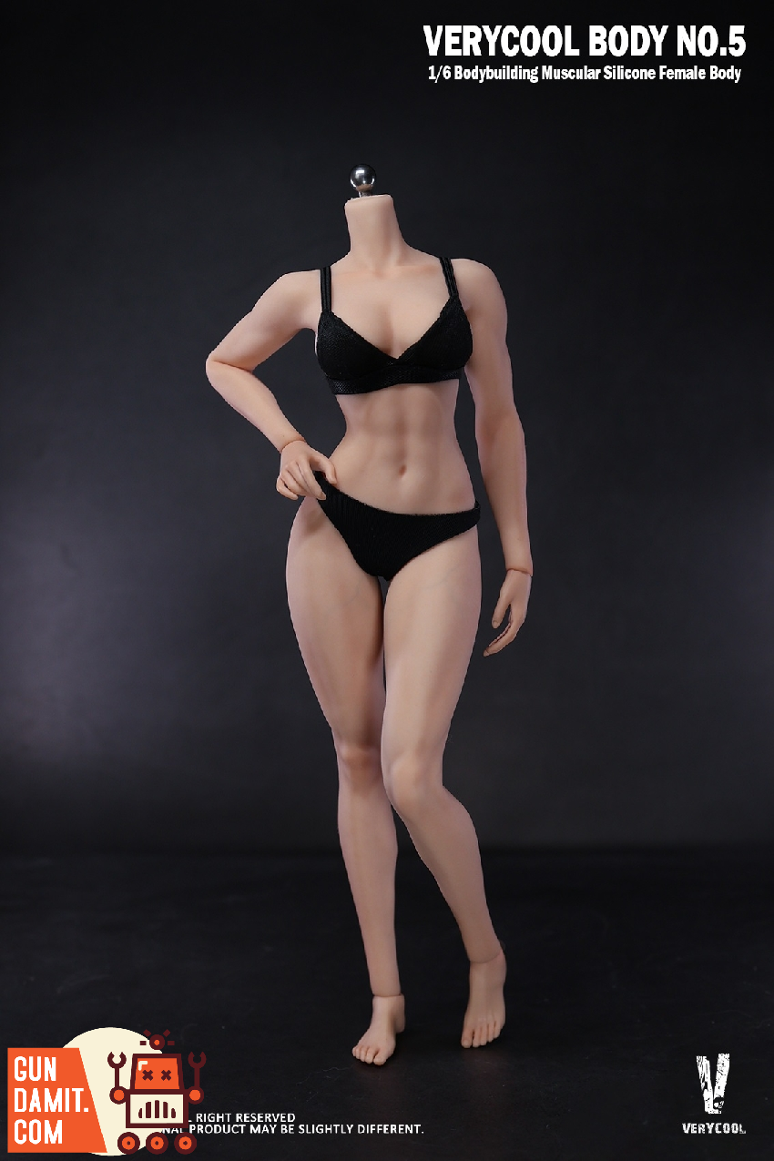 VERYCOOL 1/6 VCD-05B Silicone Female Body Muscular Natural Skin view 12 VERYCOOL 1/6 VCD-05B Silicone Female Body Muscular Natural Skin view 12