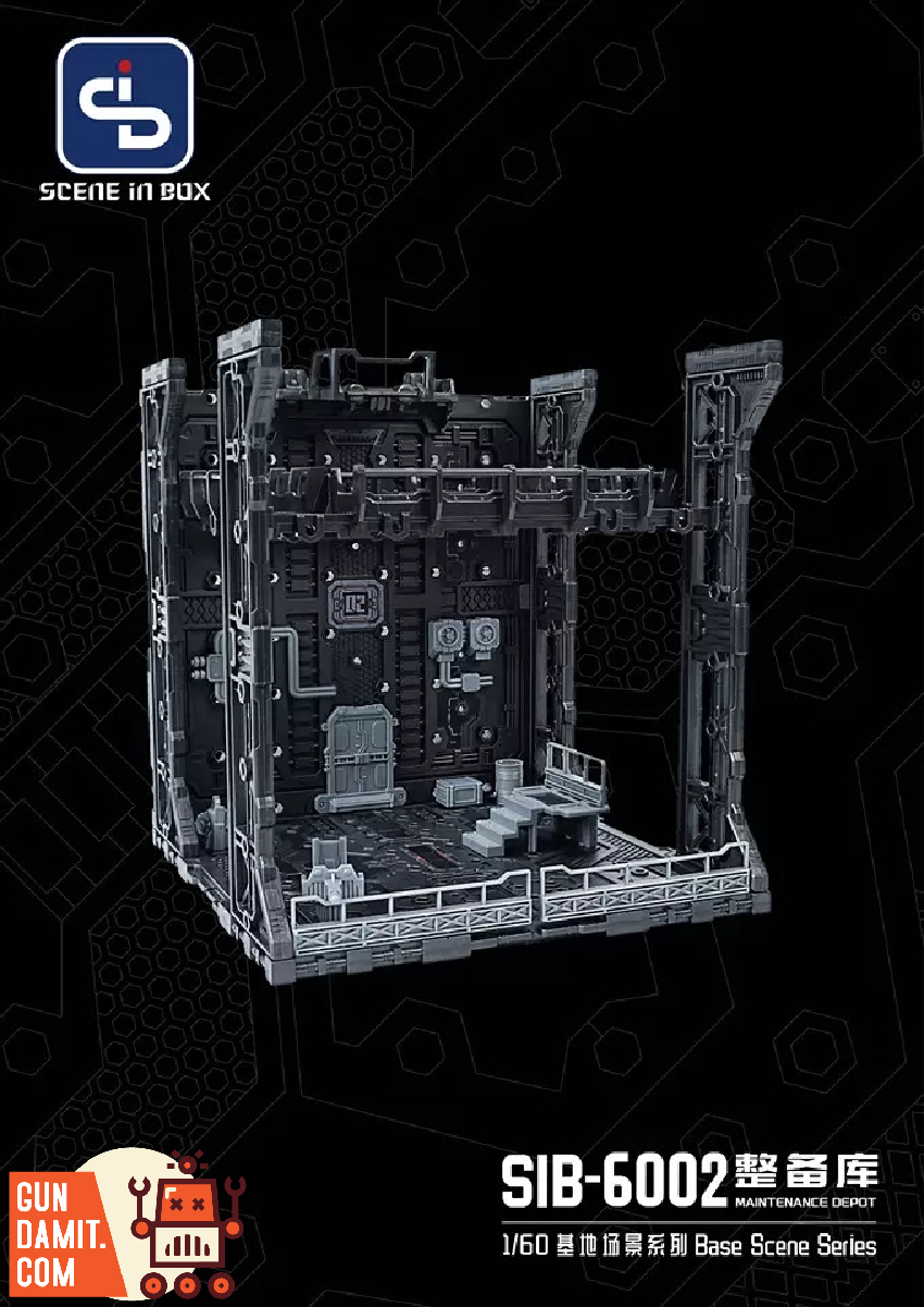 Scene In Box SIB-6002 Maintenance Depot diorama view 6 Scene In Box SIB-6002 Maintenance Depot diorama view 6