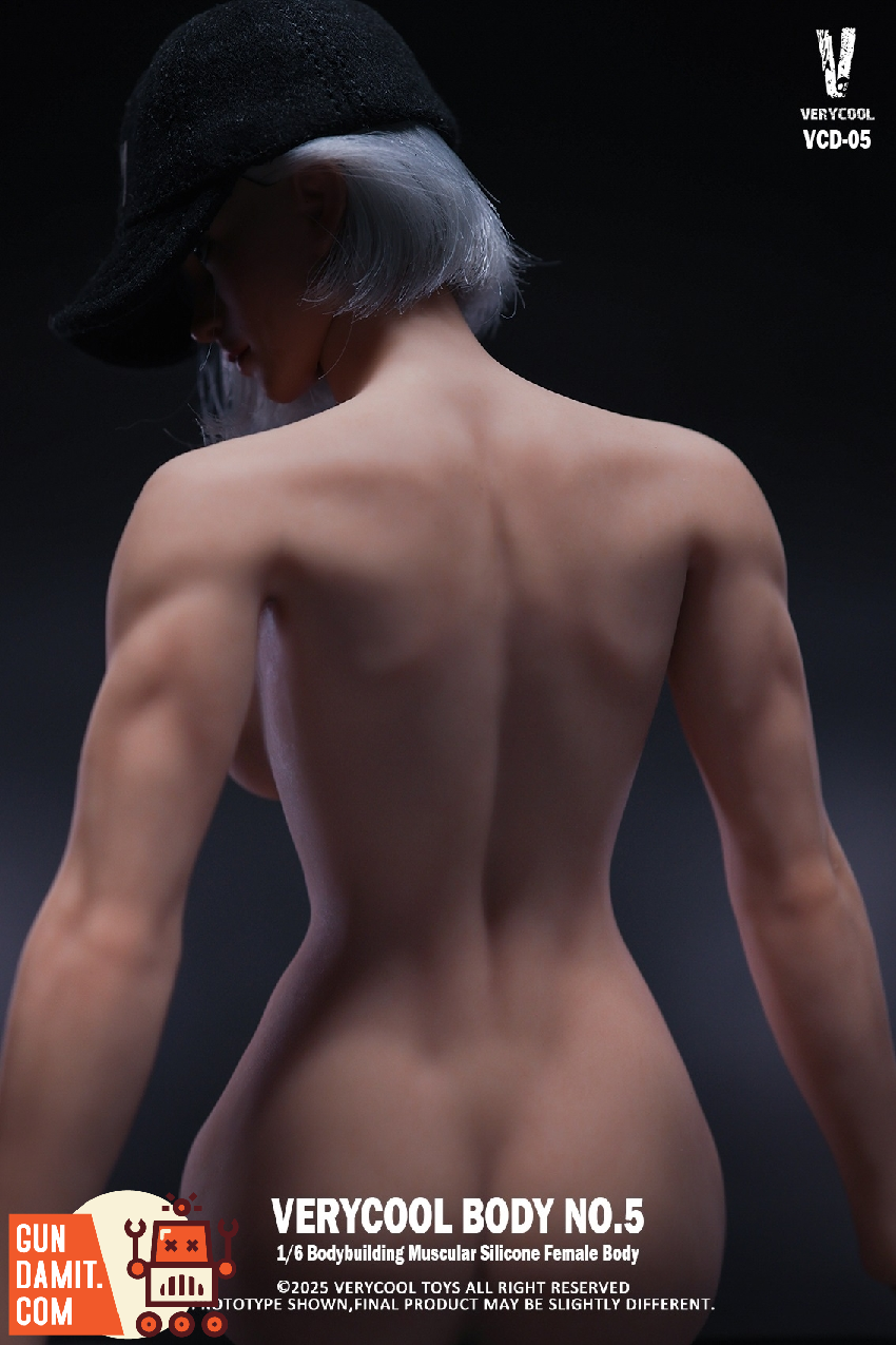 VERYCOOL 1/6 VCD-05B Silicone Female Body Muscular Natural Skin view 15 VERYCOOL 1/6 VCD-05B Silicone Female Body Muscular Natural Skin view 15