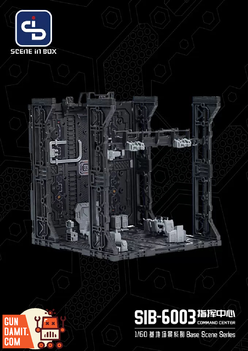 Scene In Box SIB-6003 Command Center diorama view 9 Scene In Box SIB-6003 Command Center diorama view 9