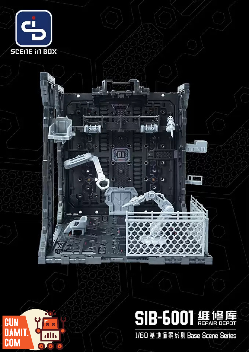 Scene In Box SIB-6001 Repair Depot diorama view 6 Scene In Box SIB-6001 Repair Depot diorama view 6