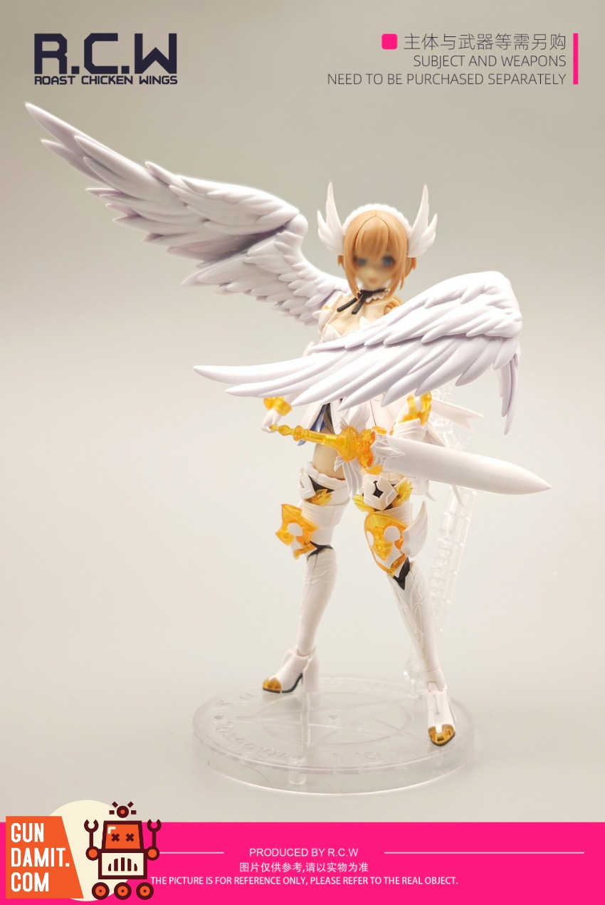 Rcw Model Chicken Wings Upgrade Kit MKIII Mecha Girl back view Rcw Model Chicken Wings Upgrade Kit MKIII Mecha Girl back view
