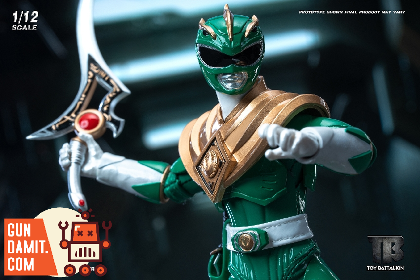 Toys Battalion 1/12 TB026 Green Warrior Power Rangers Figure view 3 Toys Battalion 1/12 TB026 Green Warrior Power Rangers Figure view 3