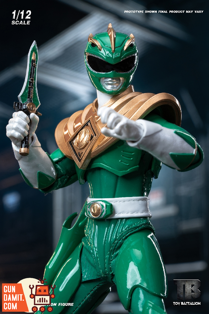 Toys Battalion 1/12 TB026 Green Warrior Power Rangers Figure view 5 Toys Battalion 1/12 TB026 Green Warrior Power Rangers Figure view 5