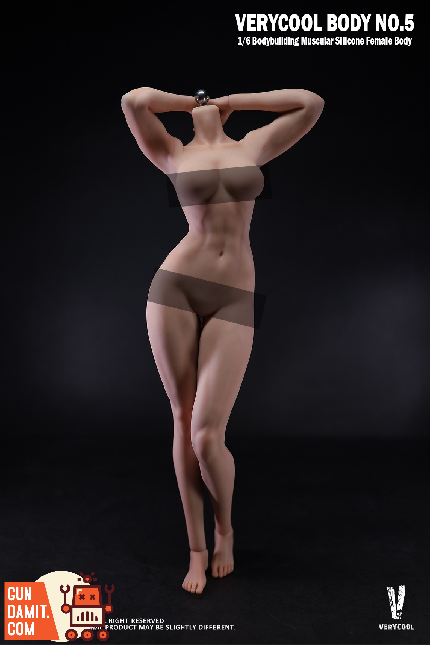 VERYCOOL 1/6 VCD-05B Silicone Female Body Muscular Natural Skin view 6 VERYCOOL 1/6 VCD-05B Silicone Female Body Muscular Natural Skin view 6