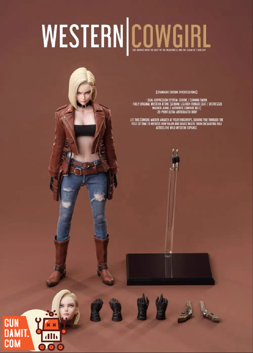 Heart Hunter Studio 1/6 Blonde Western Cowgirl detail view Heart Hunter Studio 1/6 Blonde Western Cowgirl detail view