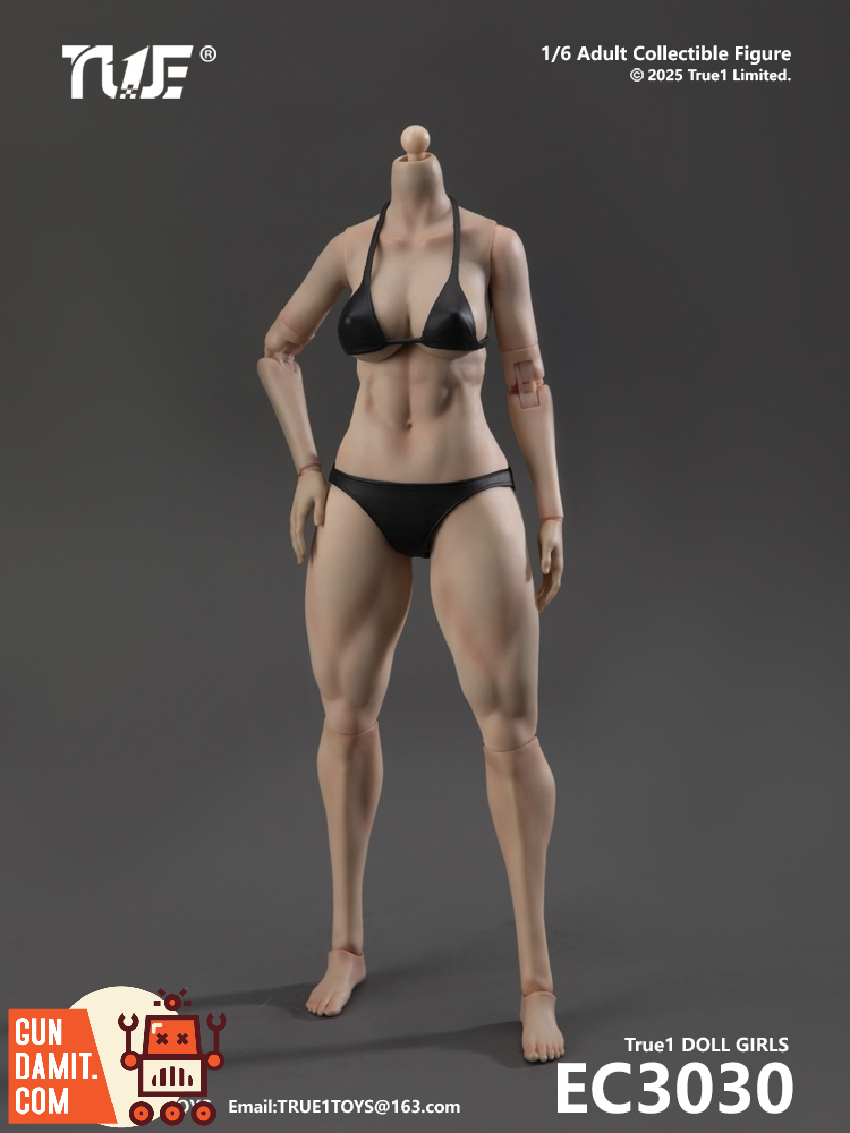 True1Toys 1/6 EC3030 Peaches Movable Female Body Light Wheat Skin view 2 True1Toys 1/6 EC3030 Peaches Movable Female Body Light Wheat Skin view 2