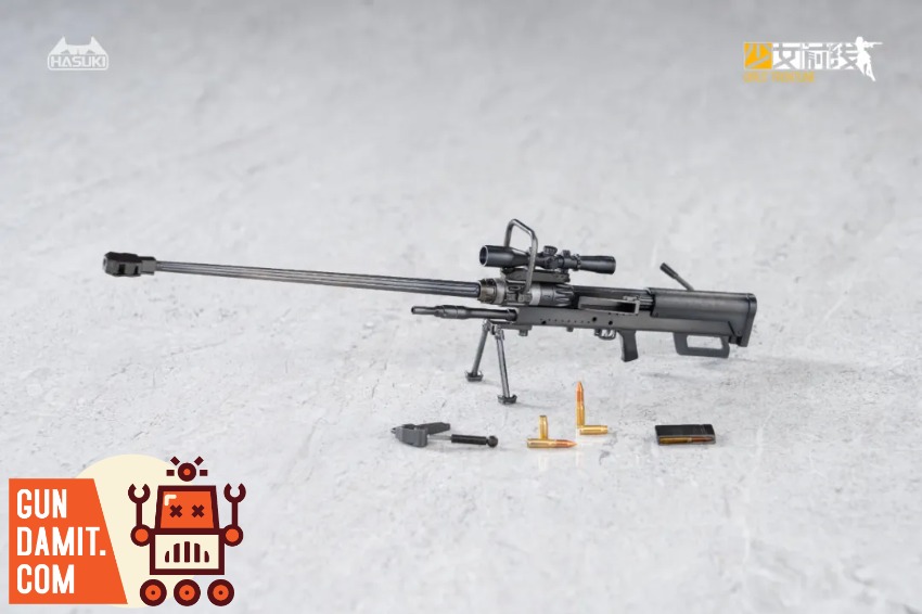 HASUKI x Girls' Frontline PA011 1/12 NTW-20 Sniper Rifle Gir A detailed 1/12 scale model of the NTW-20 sniper rifle is displa HASUKI x Girls' Frontline PA011 1/12 NTW-20 Sniper Rifle Gir A detailed 1/12 scale model of the NTW-20 sniper rifle is displa