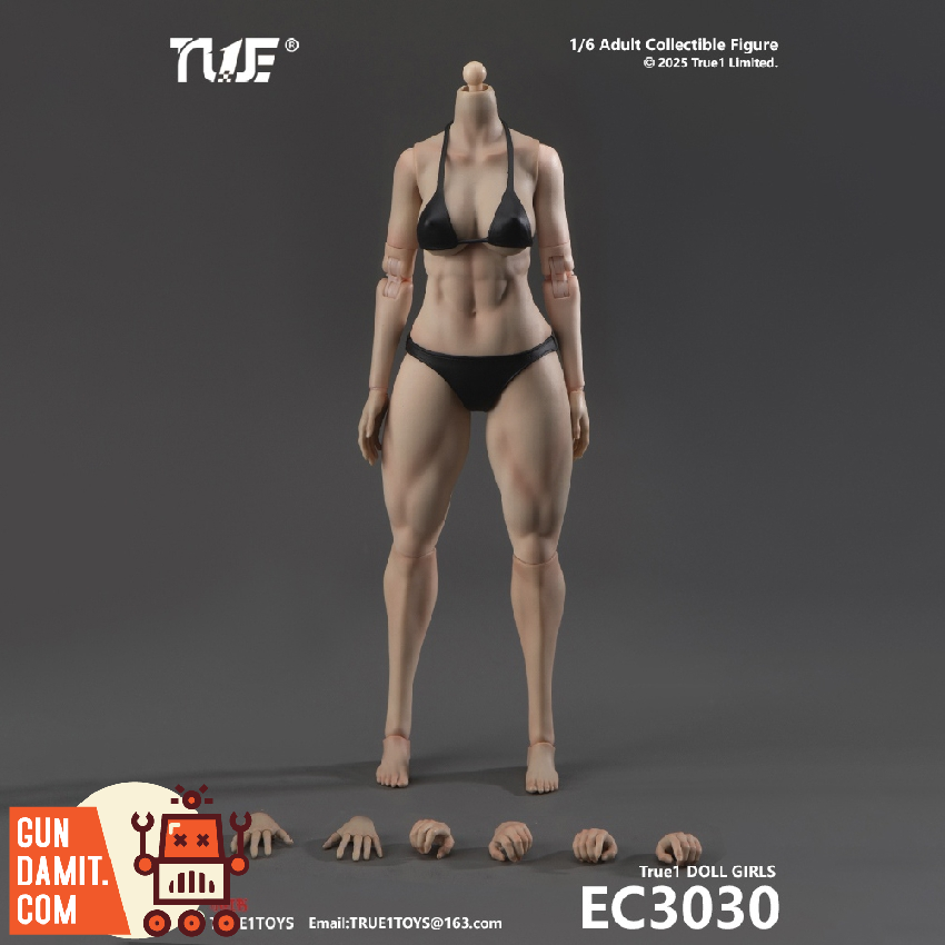 True1Toys 1/6 EC3030 Peaches Movable Female Body Light Wheat Skin view 1 True1Toys 1/6 EC3030 Peaches Movable Female Body Light Wheat Skin view 1