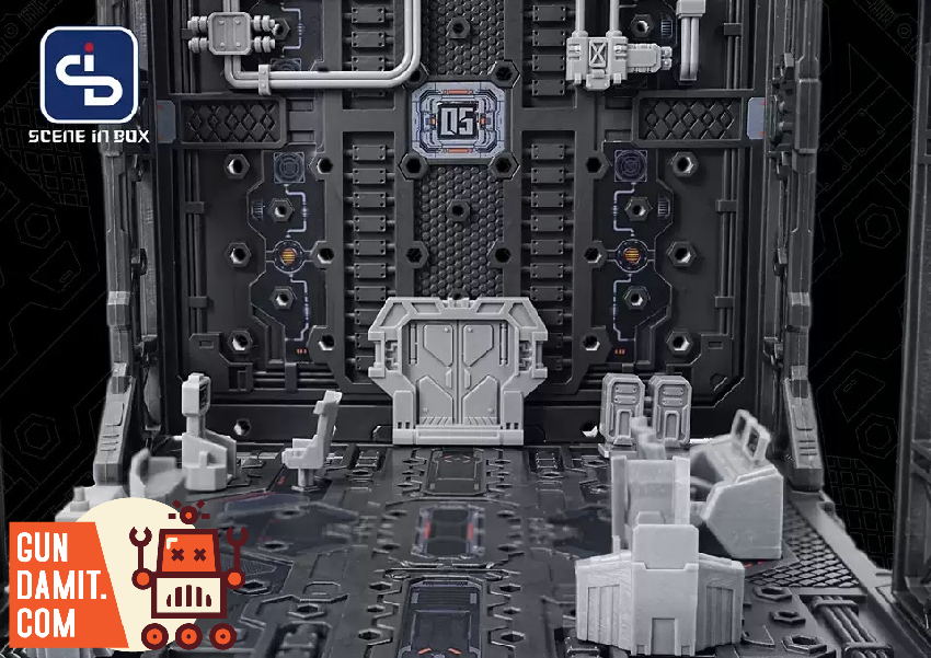 Scene In Box SIB-6003 Command Center diorama view 8 Scene In Box SIB-6003 Command Center diorama view 8